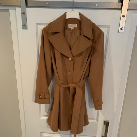 MICHAEL Michael Kors Jackets & Blazers - Michael Kors Women’s Hooded 3/4 Length Wool Coat